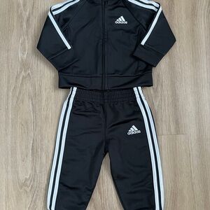 Adidas Black and White Athletic Set